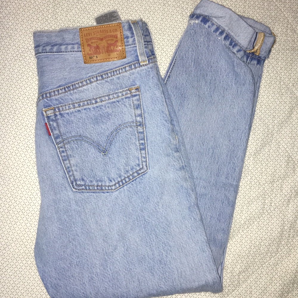 Levi 501 skinny jeans from Free People